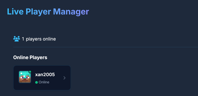 Live Player Manager