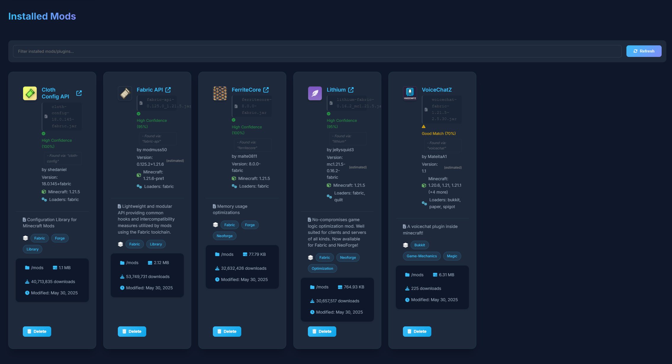 Mod Manager